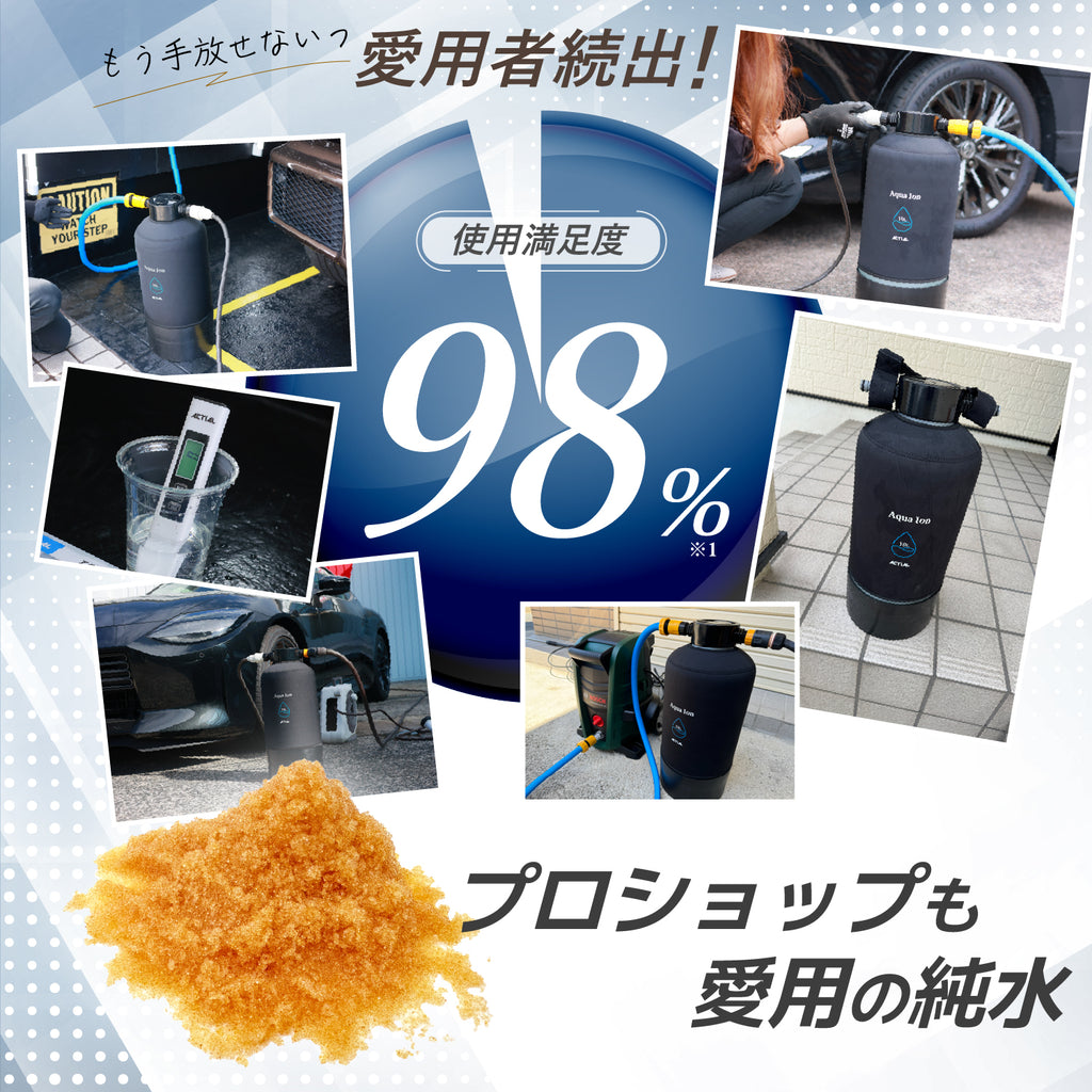 ACTIAL 純水器 イオン交換樹脂 洗車 10L (イオン交換樹脂10L) | Danact公式ショップ